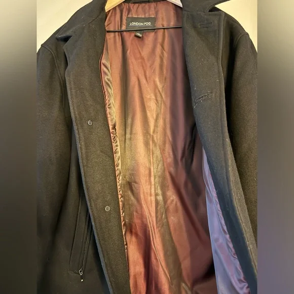 Men’s London Fog 60% Wool Coat. - Picture 4 of 9
